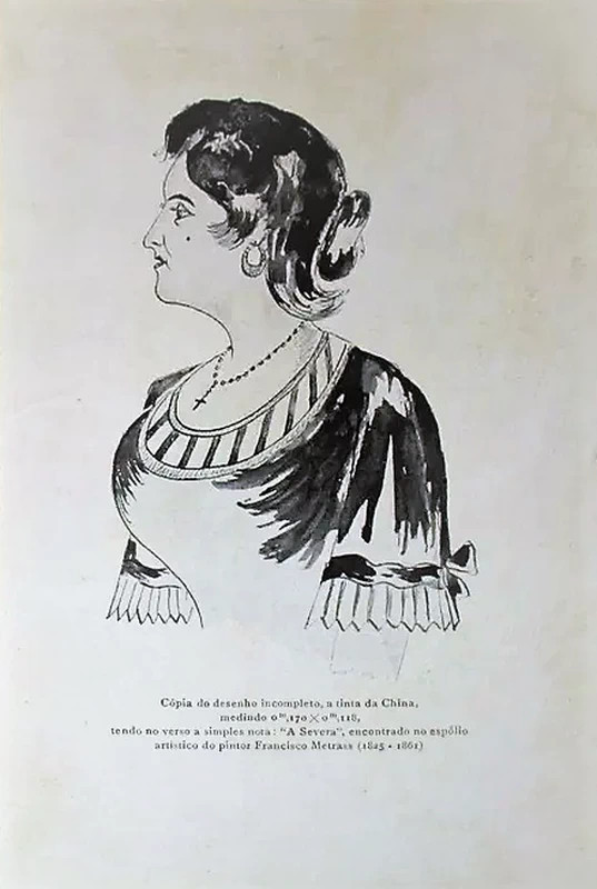La cantante di Fado Maria Severa